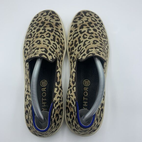 Rothy's Camo Cat Animal Print Slip On Sneakers Shoe Size 10 - Picture 5 of 8